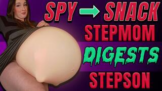 Spy Turned Snack: Dominant Stepmom Swallows and Digests Naughty Stepson in Taboo Vore Fantasy