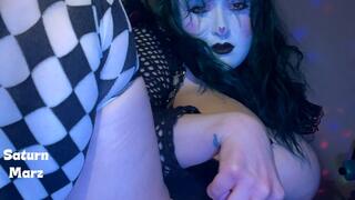 Curvy Clown Rides Unicorn