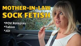 Mother-In-Law Sock & Accelerator Fetish with JOI