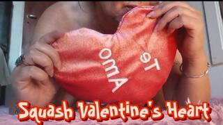 Squash Valentine's Heart