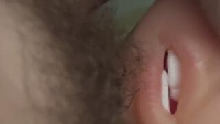 Peeing Into A Fleshlight & Rubbing It On My Wet Hairy Pussy Until I Cum