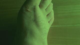 Colored Lights on My Right Foot