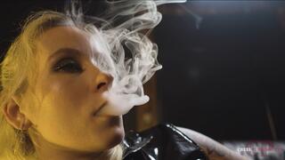 Smoker stretched on the sofa FHD