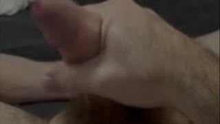 Verbal hairy bear edging, precum, dripping, lower body, fur, big feet