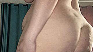 Nude Jiggly BBW Walking