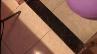 Lee and Carla play extremely with pissing and licking and farting bursting balloons a