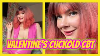 Valentine's Cuckold CBT: Beaten Balls & Humiliating Handjob