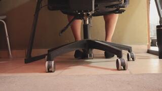 Under the desk shoeplay