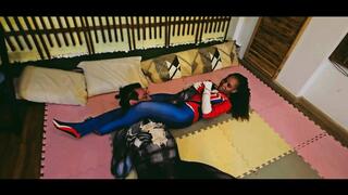 Ebony Spider-Man Traps & Sensually Dominates Venom â€“ Mixed Wrestling Fantasy