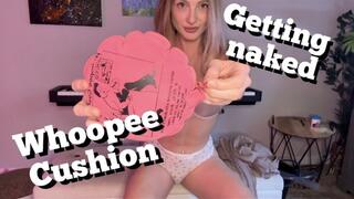Sitting on a Whoopee Cushion and Stripping Down