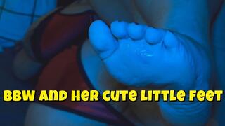 BBW and her cute little feet by Turbinada Clipe 1