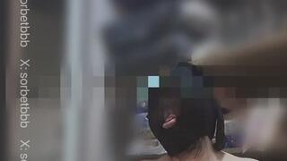 Chubby Fetish Asian perform strip dance and licking non-stop