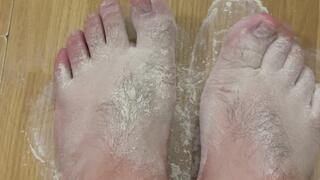 Powdered Skin After Workout