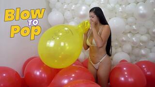 Lily in A Glorious Maid Balloon Blow to Pop BELBAL 17"