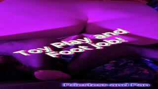 Sex Doll Toy play with a Foot Job Cum Shot!