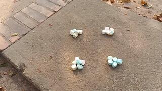 Trampling very sticky rubber with my flip flops (3)