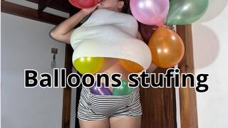 balloons stufing