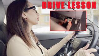 Sima Christian Louboutin 120 driving lesson with instructor accident crashed car 1080 full video 41 min