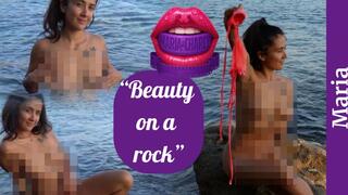 Beauty on a rock *4k and fully UNCENSORED