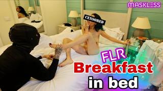 Femdom Slave Serves Breakfast in Bed - Maskless