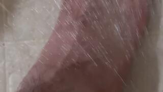 Bare feet under the shower ðŸ’¦