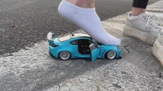 Toyota LBWK Toy Car crush