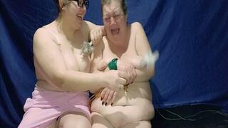 Busty Natalie tickles her naked stepmother WMV