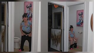 A TRIO OF FOUND TOILET CLIPS