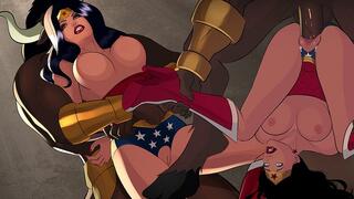 Wonder-woman Dominated By Monster Cocks (Visual Novel)
