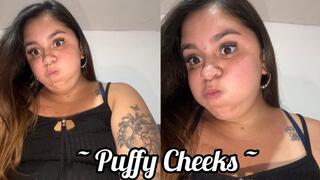 Puffy cheeks and cough