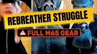 M65 Rebreather Ecstasy: The Hissing Balloon Struggle & Intense Climax Control (18 Min HD)
