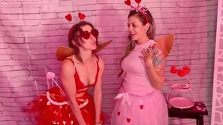 Locked up VALENTINES - PoV chastity - Summer Raez & Luna Vera HIDEF