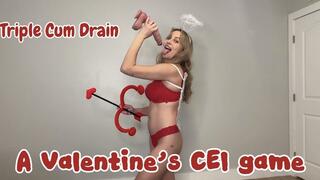 Triple Cum Drain: A Valentines CEI Game