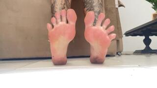 displaying perfect soles