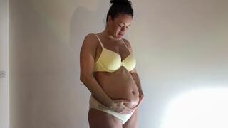 Weight Gain Girlfriend â€“ Part 2 (Belly Focus Edition)