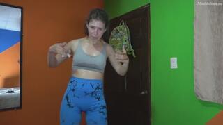 Extra Sweaty LONG Ball Busting Session with JOI and Dirty Sockjob - HD