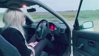MAKING OF 49 MINUTES of Pure Revving - Leah Long REVVING and PEDAL PUMPING to Keeps the Engine Running in Heels and Stockings