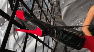 Whipping fun with my slave by the slave Huntress Karina Blody