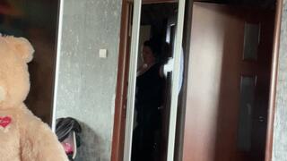 sexy play with gymball