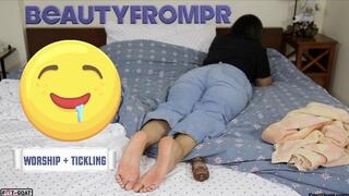 Foot Worship & Foot Tickling with BeautyFromPR!