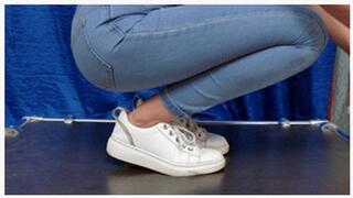 You will see only dirty soles of my sneakers (part 1 of 2), flo161x 2160p