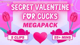 Secret Valentine for Cucks Mega Pack - 5 Mystery Clips, including 2 clips EXCLUSIVE TO THIS COMPILATION