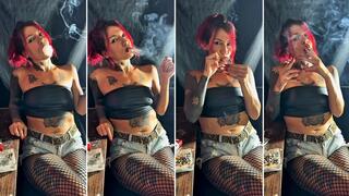 Smoking 20 Marlboro Reds