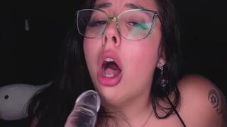 Fucking my bbw pussy in lingerie