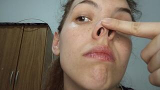 My nose and silly faces