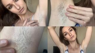 Hairy Armpit Worship and Self Smelling