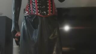 Smoking fetish nun corsetted like a lady should