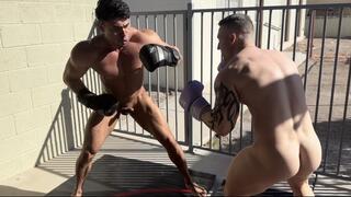 Exposed and Dangerous- Male Male Nude Boxing- Bax and Miguel Fit