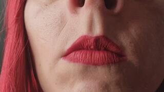 Showing My Nose Interior While Blowing Smoke â€“ Up Close Fetish Tease!