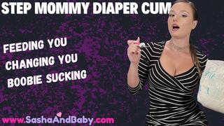 Step Mommy Helps You Masturbate in Your Diaper - Suck Boobies - Nursing - Milk Boobies